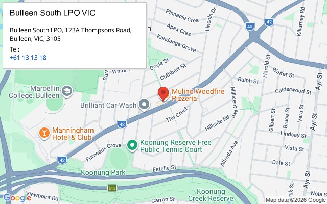 Bulleen South LPO VIC