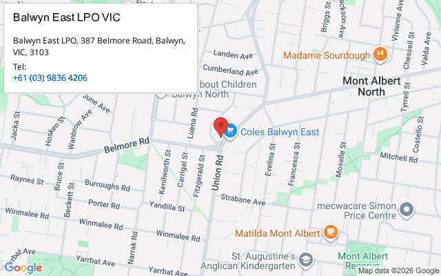 Balwyn East LPO VIC