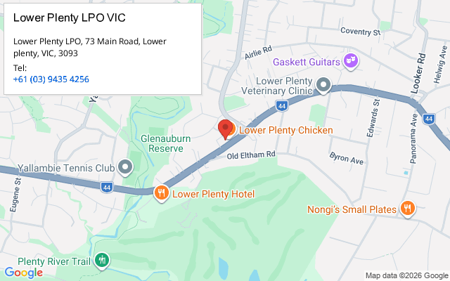 Lower Plenty LPO VIC