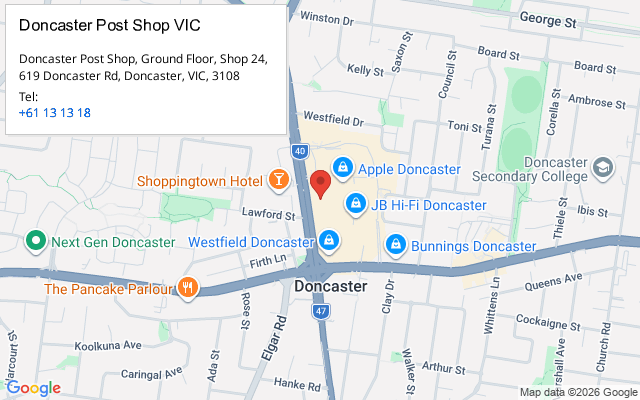 Doncaster Post Shop VIC