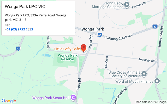 Wonga Park LPO VIC
