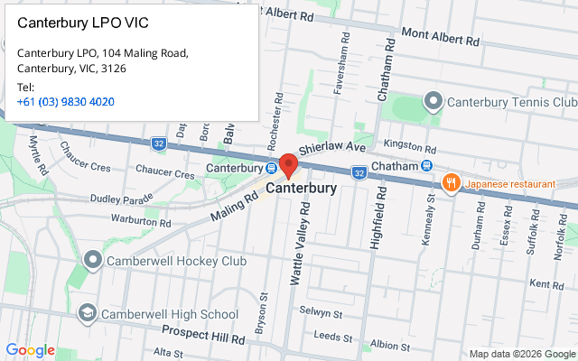 Canterbury LPO VIC