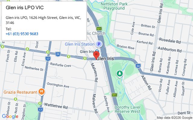 Glen iris LPO VIC