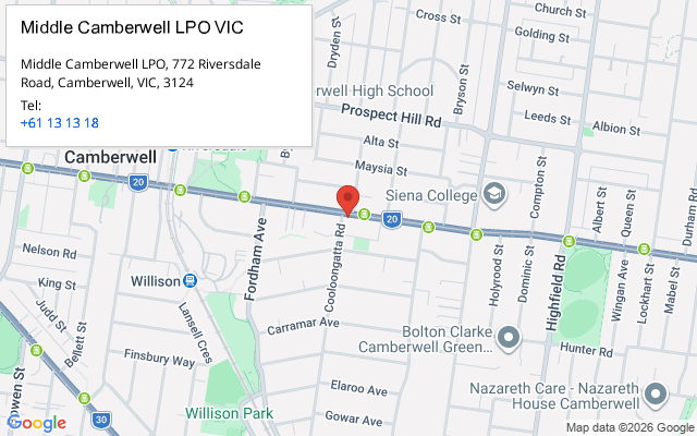 Middle Camberwell LPO VIC
