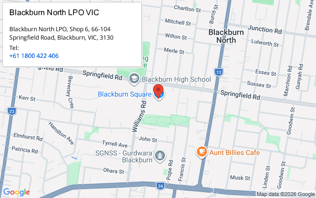 Blackburn North LPO VIC