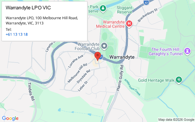 Warrandyte LPO VIC