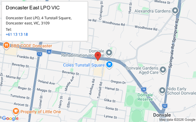 Doncaster East LPO VIC