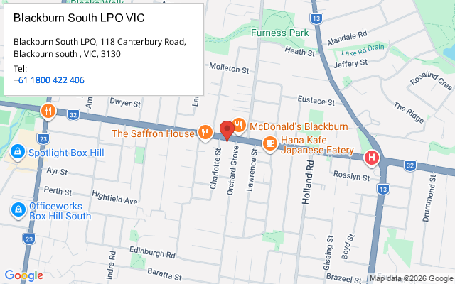 Blackburn South LPO VIC