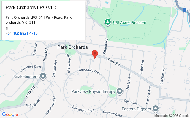 Park Orchards LPO VIC