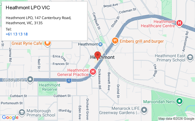 Heathmont LPO VIC