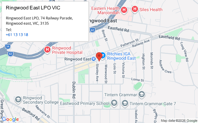 Ringwood East LPO VIC