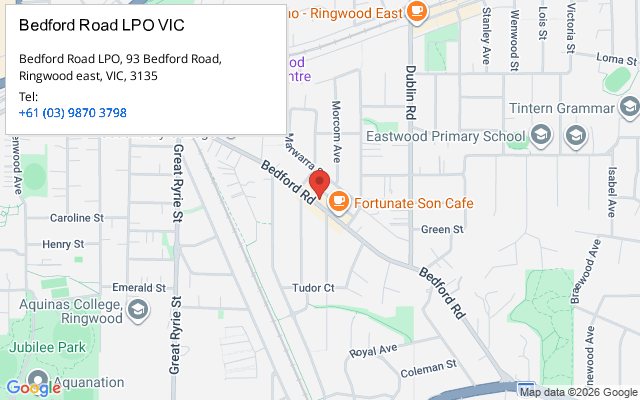 Bedford Road LPO VIC