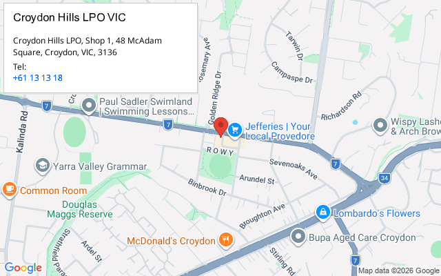 Croydon Hills LPO VIC