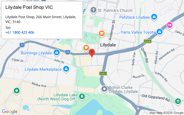 Lilydale Post Shop VIC