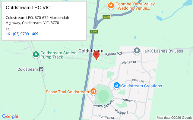 Coldstream LPO VIC