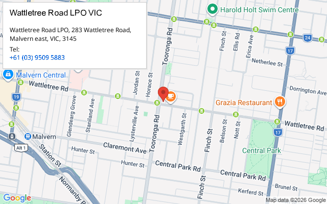 Wattletree Road LPO VIC