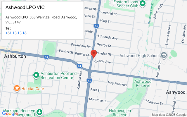 Ashwood LPO VIC