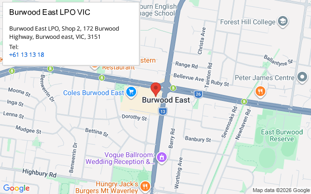 Burwood East LPO VIC