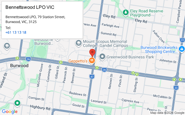 Bennettswood LPO VIC