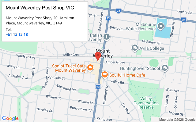 Mount Waverley Post Shop VIC