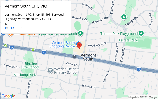 Vermont South LPO VIC