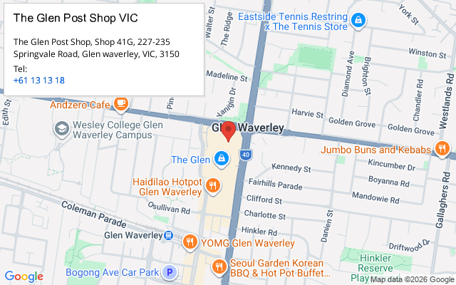 The Glen Post Shop VIC