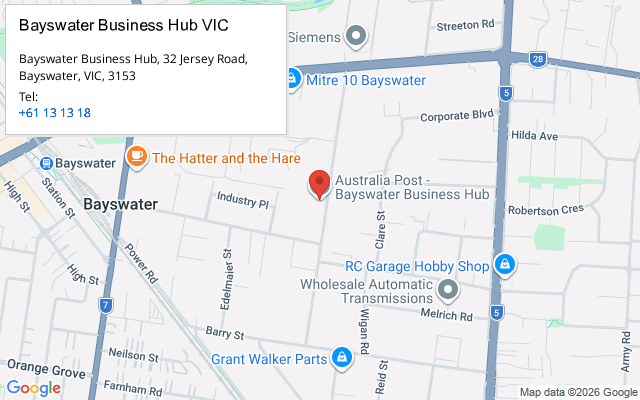 Bayswater Business Hub VIC