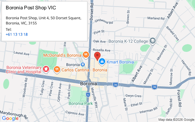 Boronia Post Shop VIC