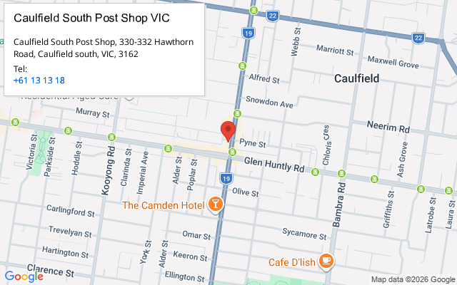 Caulfield South Post Shop VIC