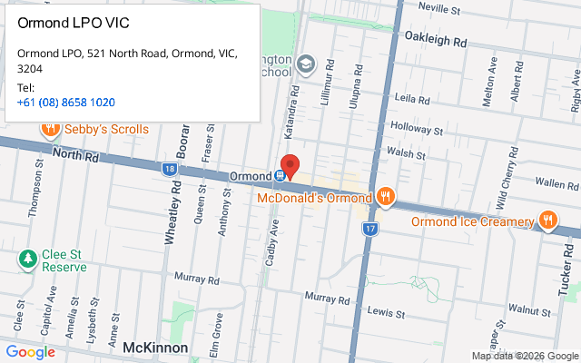 Ormond LPO VIC