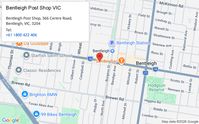 Bentleigh Post Shop VIC