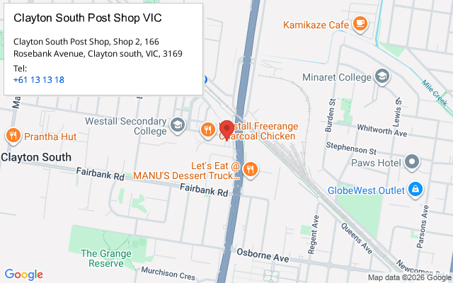 Clayton South Post Shop VIC