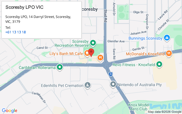 Scoresby LPO VIC