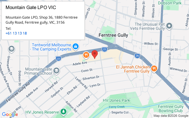 Mountain Gate LPO VIC