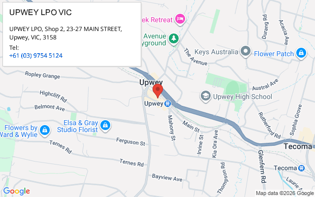 UPWEY LPO VIC