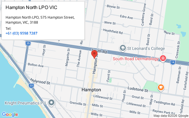Hampton North LPO VIC