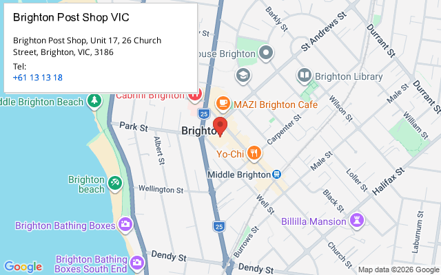 Brighton Post Shop VIC