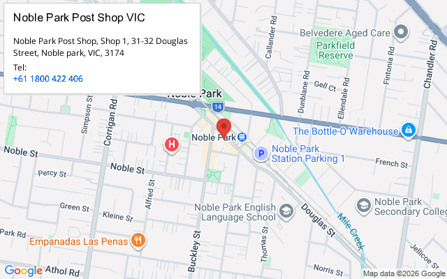Noble Park Post Shop VIC