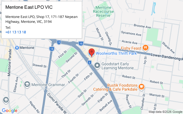 Mentone East LPO VIC