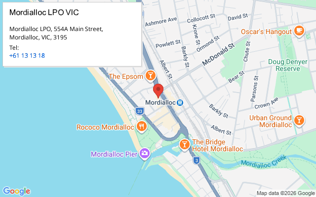 Mordialloc LPO VIC