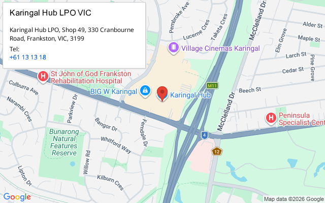 Karingal Hub LPO VIC
