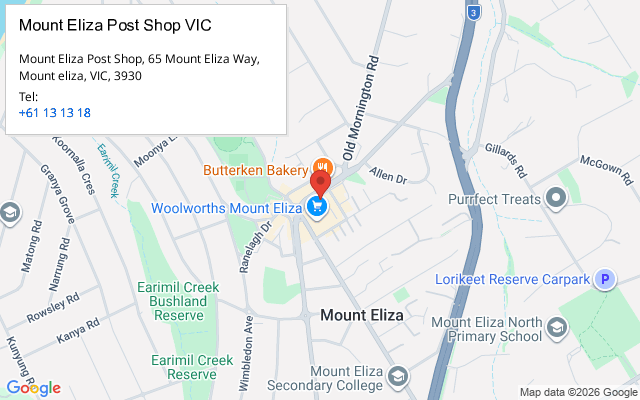 Mount Eliza Post Shop VIC