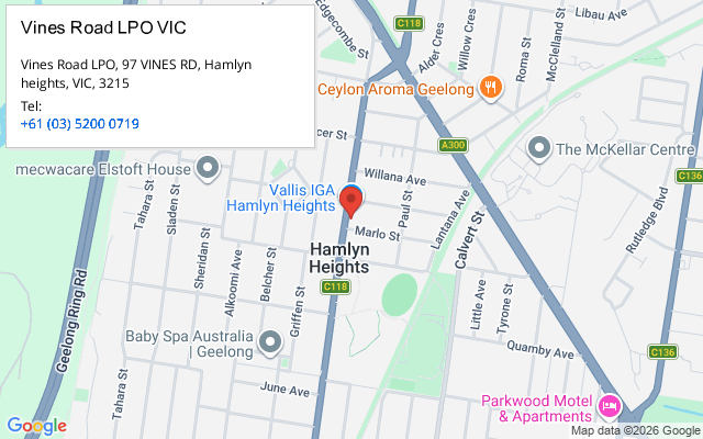 Vines Road LPO VIC