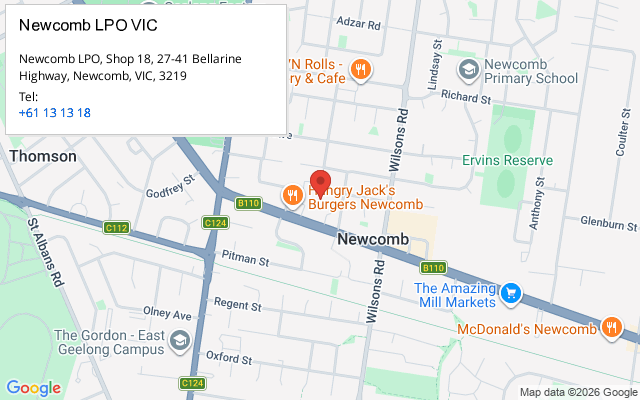 Newcomb LPO VIC