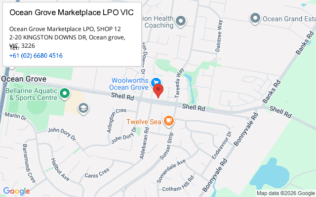 Ocean Grove Marketplace LPO VIC