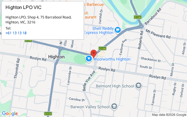 Highton LPO VIC