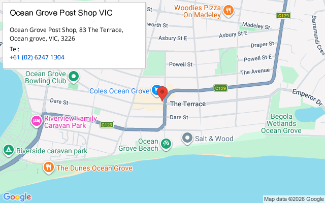 Ocean Grove Post Shop VIC