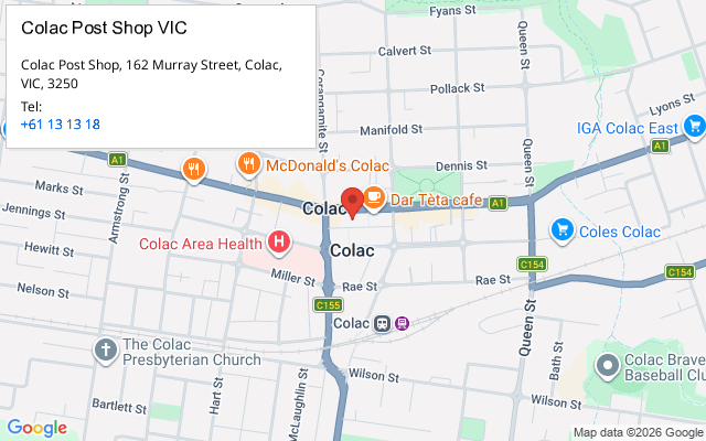 Colac Post Shop VIC