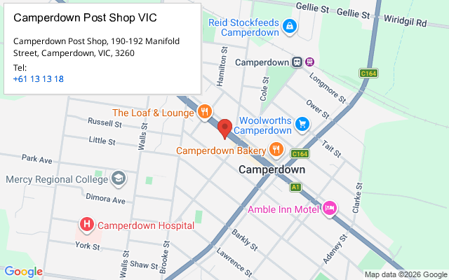 Camperdown Post Shop VIC