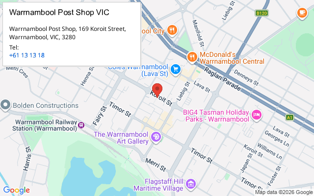 Warrnambool Post Shop VIC